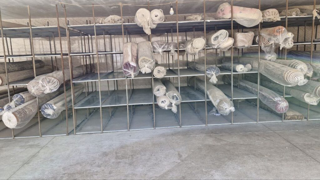 فرش های شسته شده