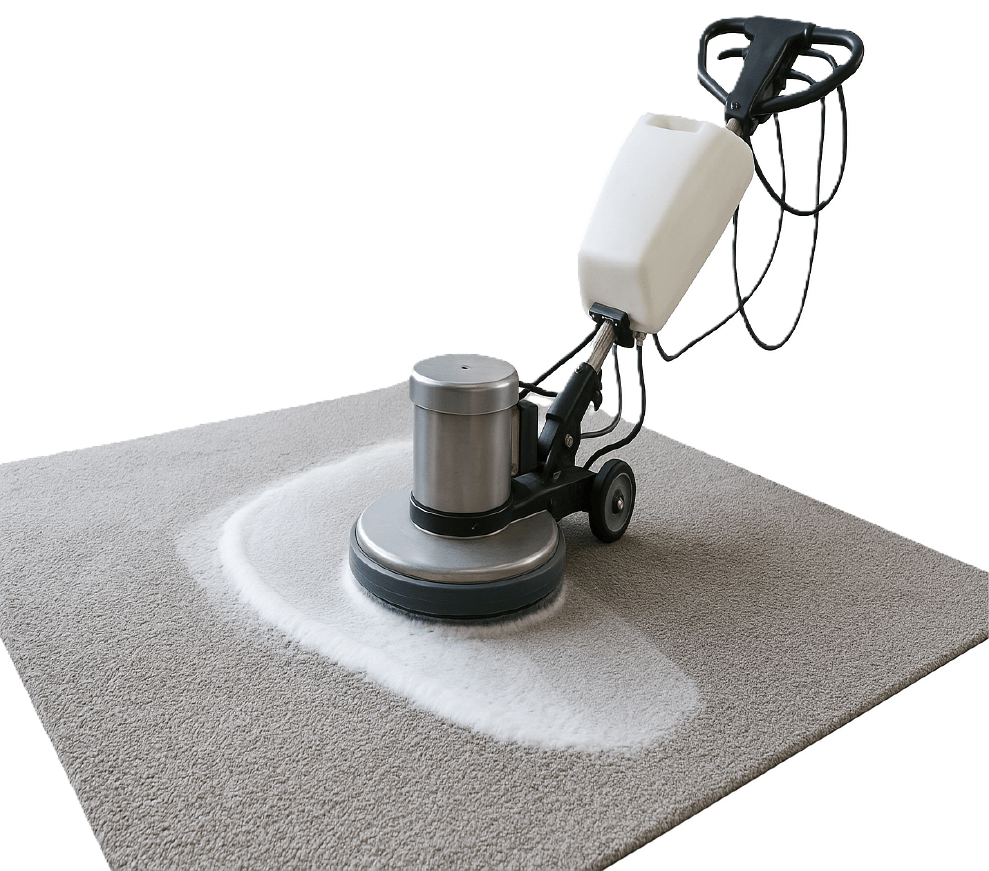 موکت در حال شسته شدن