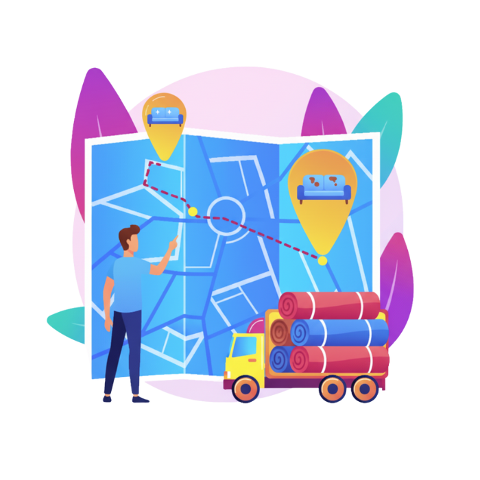 مناطق تحت پوشش مبل شویی