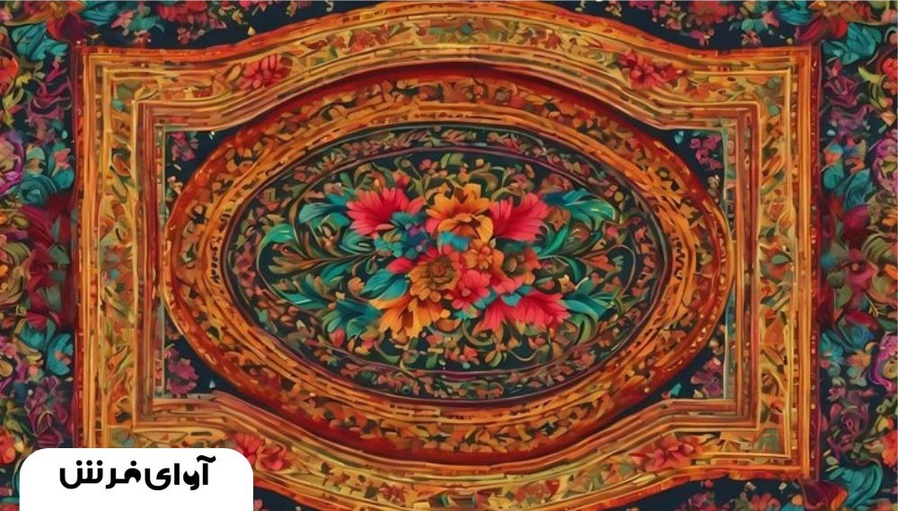 تابلو فرش شسته شده در شهریار